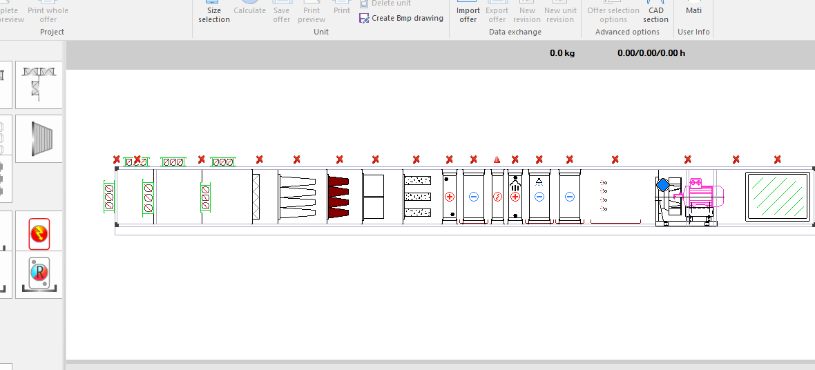 Inspection Section — CAD view